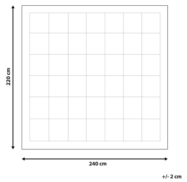 Posteľná prikrývka biela bavlna polyesterová výplň 220 x 240 cm vhodná pre alergikov teplá perina spálňa