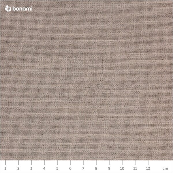 Béžová čalúnená dvojlôžková posteľ s úložným priestorom s roštom 160x200 cm Lotte – Meise Möbel