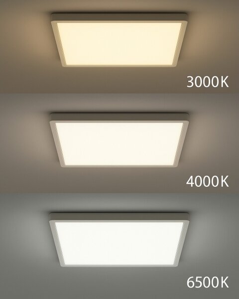 LED stropné svietidlo LED/40W/230V 3000/4000/6500K 50x50 cm biele