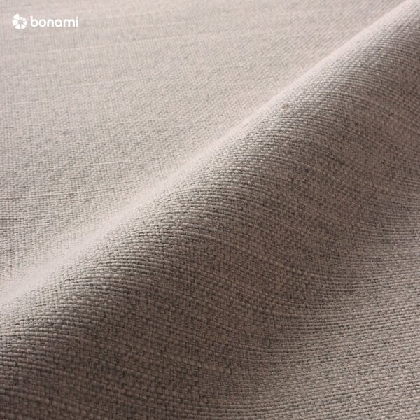 Béžová čalúnená dvojlôžková posteľ s úložným priestorom s roštom 160x200 cm Lotte – Meise Möbel