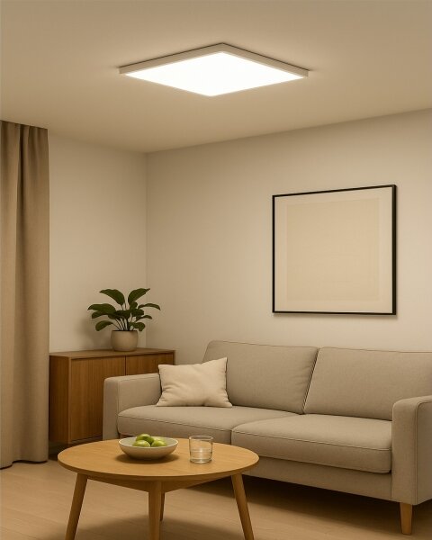 LED stropné svietidlo LED/40W/230V 3000/4000/6500K 50x50 cm biele