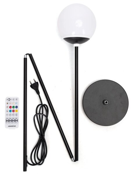 Aigostar - stojacia LED lampa MESH RGBW, 8W, 230V, s diaľkovým ovládaním