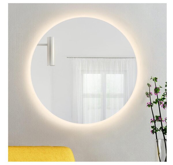 Baltica Design - LED kúpeľňové zrkadlo s podsvietením BRIGHT 15W/230V 3000K pr. 80 cm IP65