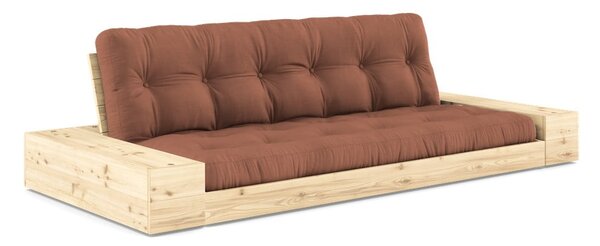 Rozkladacia pohovka v tehlovej farbe 244 cm Base – Karup Design