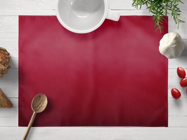 Biante Saténové prestieranie na stôl polyesterový Satén LUX-022 Vínovo červené 30x40 cm