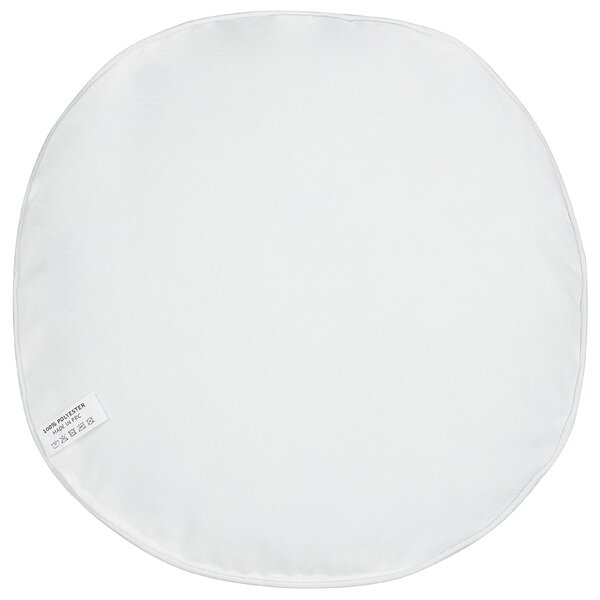 Sada 2 záhradných vankúšov zelená polyester ⌀ 40 cm okrúhla vzor listov s motívom moderný dizajn dekoračný vankúš
