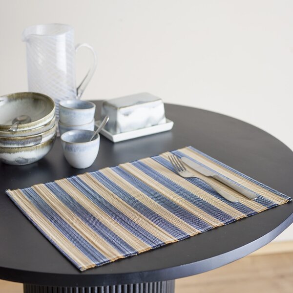 Bambusové prestieranie Marola Blue – set 4 ks