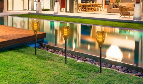 Grundig - LED Solárna lampa LED/1xAA