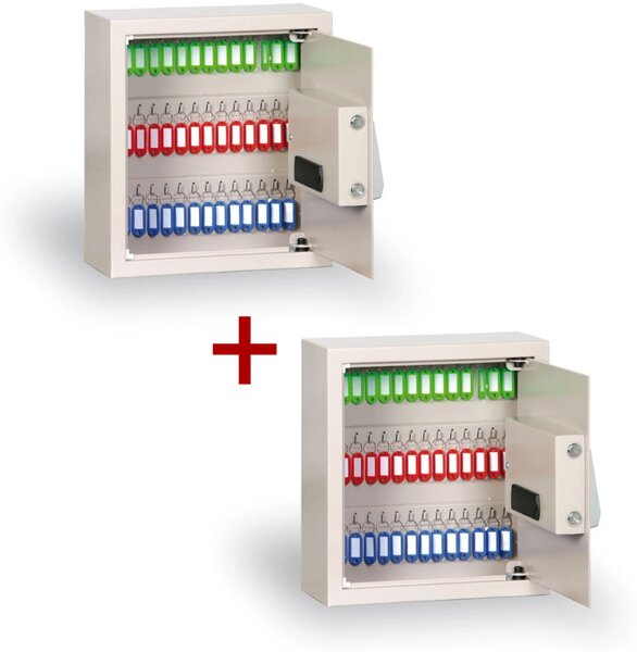 Sejf na kľúče s elektronickým zámkom, 48 kľúčov, 1+1 ZADARMO