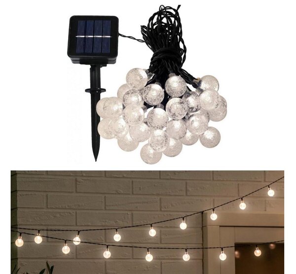 LED Solárna reťaz 6,9m 50xLED/1,2V