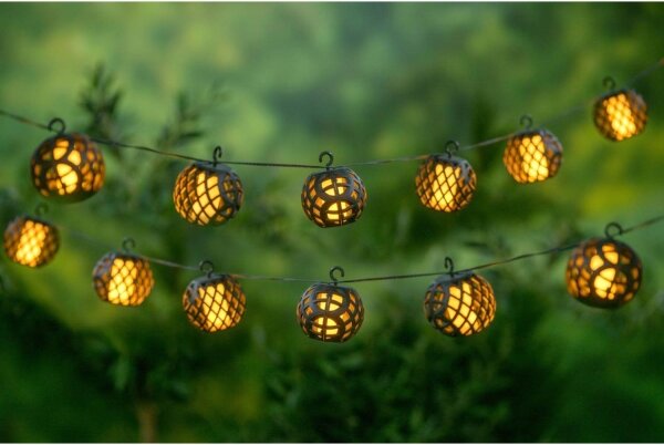 LED Solárna reťaz 3,8m 8xLED/1,2V