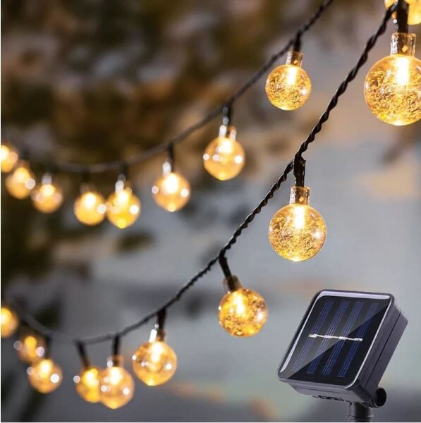LED Solárna reťaz 6,9m 50xLED/1,2V