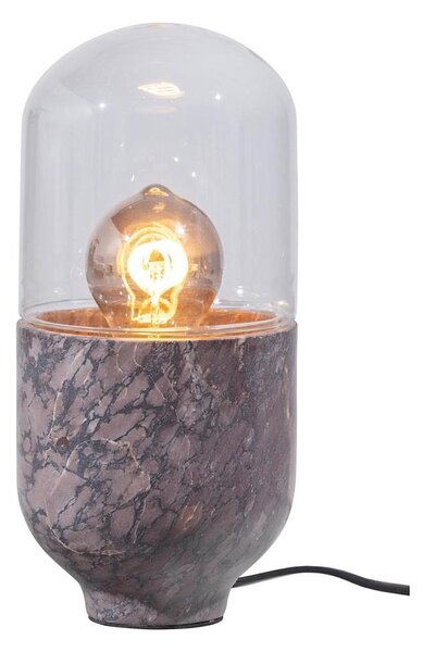 Stolná lampa ASEL 1xE27/25W/230V mramor šedá/hnedá