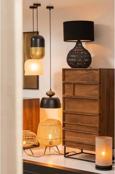 Stolná lampa BASICLABEL 1xE27/40W/230V bambus