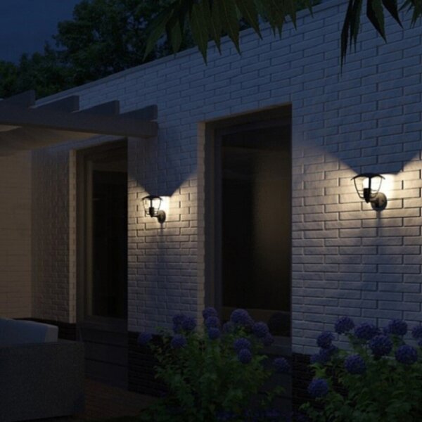Philips 15380/30/16 - Vonkajšie nástenné svietidlo MYGARDEN CREEK 15380/30/16 1xE27/60W/230V