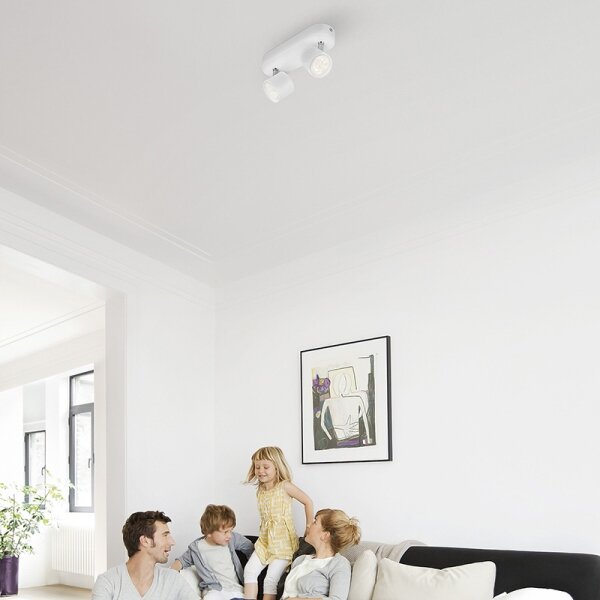 Philips 56242/31/16 - LED Stmievateľné bodové svietidlo STAR 2xLED/3W/230V