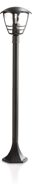 Philips 15383/30/16 - Vonkajšia lampa MYGARDEN CREEK 1xE27/60W/230V čierna