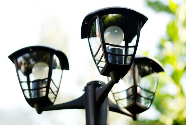 Philips 15385/30/16 - Vonkajšia lampa MYGARDEN CREEK 3xE27/60W/230V IP44