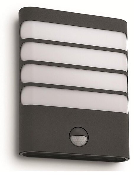 Philips 17274/93/16-LED Vonkajšie svietidlo s pohybovým senzorom RACCOON LED/3W/230V IP44