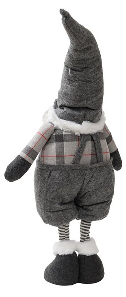 Dekoratívny trpaslík GNOME 90 cm, sivý