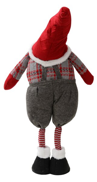 Dekoratívny trpaslík GNOME 90 cm, červený
