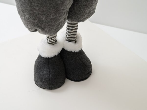 Dekoratívny trpaslík GNOME 90 cm, sivý
