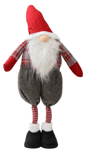 Dekoratívny trpaslík GNOME 90 cm, červený
