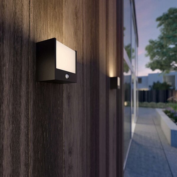 Philips 17317/30/16-LED vonkajšie svietidlo s čidlom MYGARDEN MACAW LED/3,5W IP44
