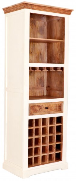 Barová skriňa Agni 70x190x45 indický masív mango