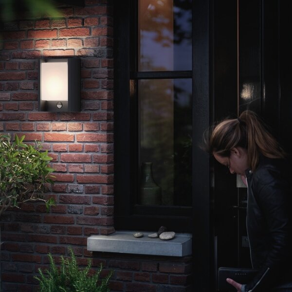 Philips 16461/93/P3 - LED Vonkajšie svietidlo so senzorom ARBOUR LED/6W IP44