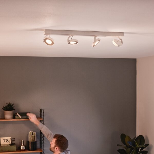 Philips 53174/31/P0 - Stmievateľné bodové svietidlo MYLIVING CLOCKWORK 4xLED/4,5W