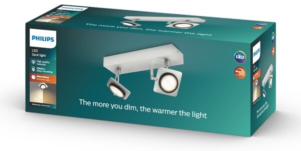 Philips 53192/48/P0 - LED Bodové svietidlo MILLENNIUM 2xLED/4,5W/230V