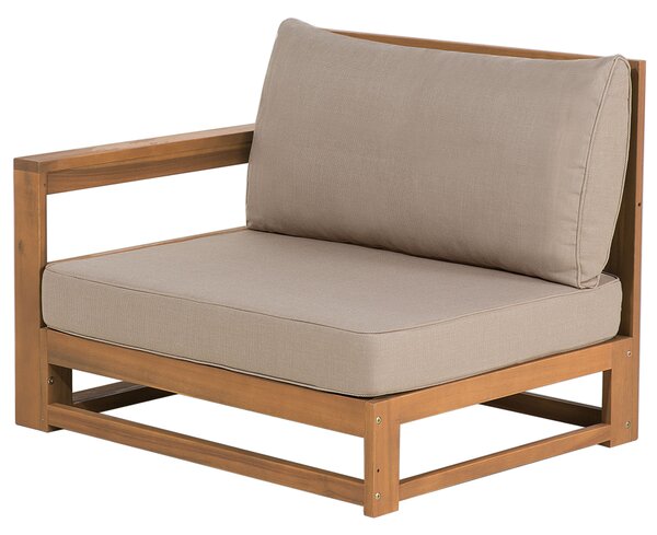 Sada 2 poťahov na záhradné vankúše sivobéžová polyester odolnosť voči UV žiareniu na 1-miestne sedadlo minimalistický štýl záhrada exteriér