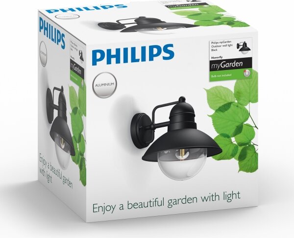 Philips 17237/30/PN - Vonkajšie svietidlo MYGARDEN HOVERFLY 1xE27/60W/230V