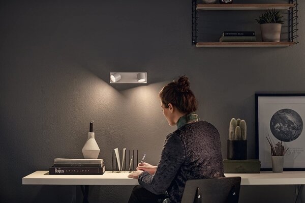 Philips 56242/31/P0 - LED Stmievateľné bodové svietidlo STAR 2xLED/4,5W/230V