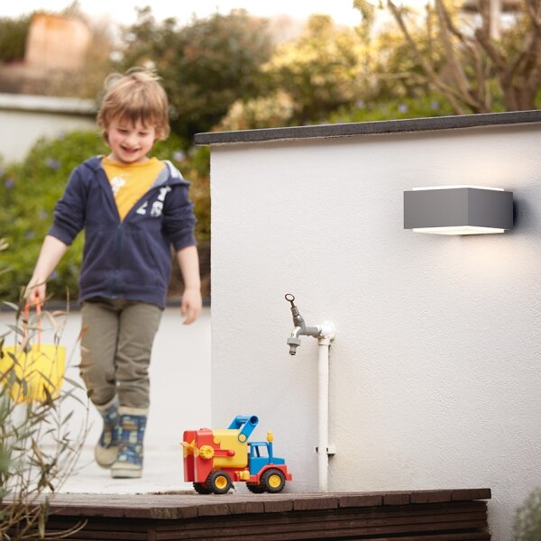 Philips 17337/87/PN - Vonkajšie nástenné svietidlo MYGARDEN HEDGEHOG E27/42W IP44