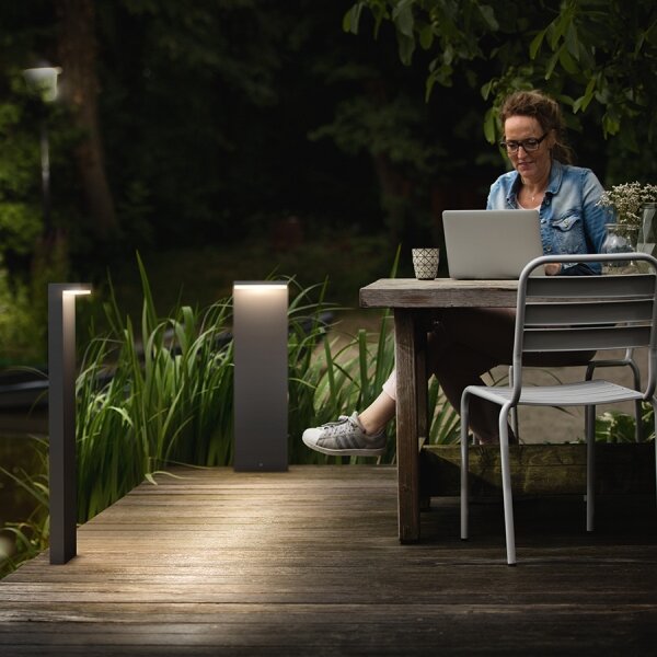 Philips 16486/93/P0 - LED Vonkajšia lampa MYGARDEN BUSTAN 2xLED/4,5W/230V IP44