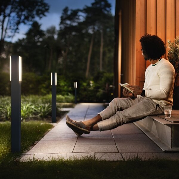 Philips 16489/93/P0 - LED Vonkajšia lampa STRATOSPHERE 2xLED/4,5W/230V IP44
