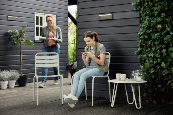 Philips 16483/93/P0 - LED vonkajšie nástenné svietidlo BUSTAN 2xLED/4,5W IP44