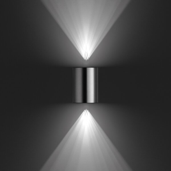 Philips 17357/47/P0 - LED vonkajšie nástenné svietidlo BUXUS 2xLED/4,5W IP44