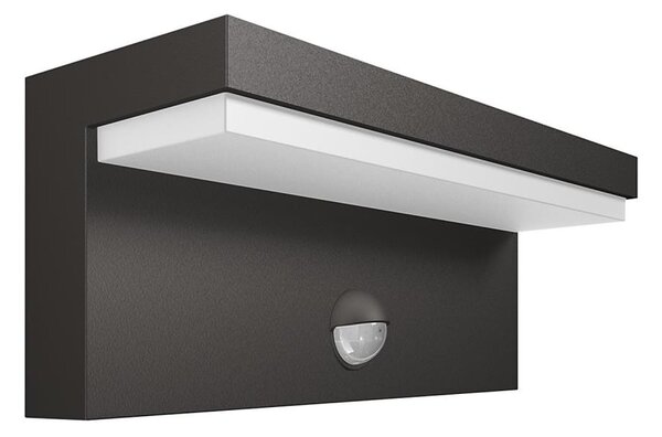 Philips 16484/93/P3 - LED Vonkajšie svietidlo so senzorom BUSTAN 2xLED/4,5W IP44