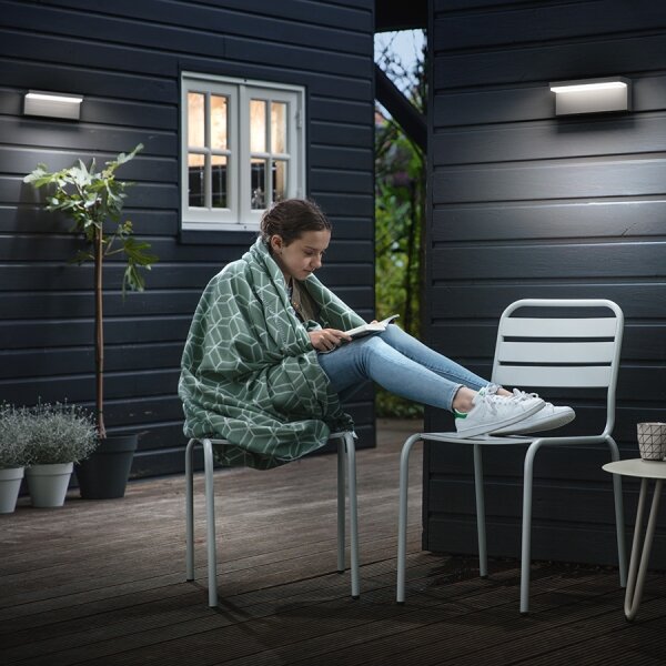 Philips 16483/93/P3 - LED Vonkajšie nástenné svietidlo BUSTAN 2xLED/4,5W IP44