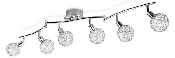 Philips 50161/11/PN - Bodové svietidlo MYLIVING NET 6xG9/28W/230V