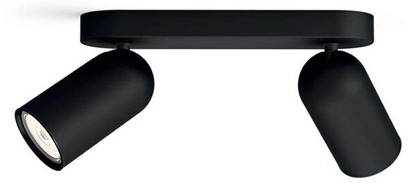 Philips 50582/30/PN - Bodové svietidlo MYLIVING PONGEE 2xGU10/5,5W/230V
