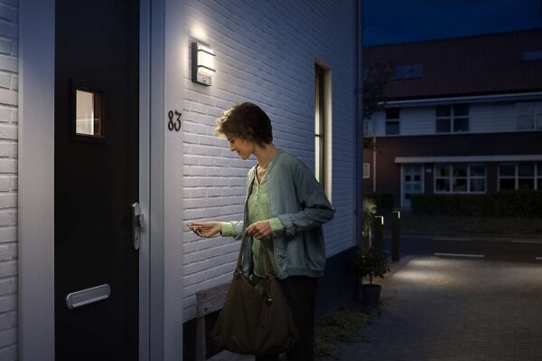 Philips 17395/93/P0 - LED Vonkajšie nástenné svietidlo PETRONIA LED/12W IP44