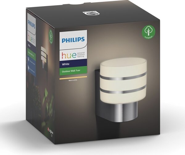 Philips 17404/47/P0 - LED Vonkajšie nástenné svietidlo Hue TUAR 1xE27/9,5W IP44