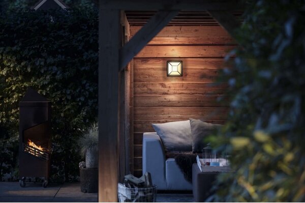 Philips 17393/30/P0 - LED Vonkajšie nástenné svietidlo DROSERA LED/12W IP44