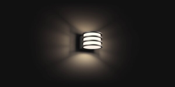 Philips - LED RGB stmievateľné vonkajšie nástenné svietidlo Hue LUCCA 1xE27/8,1W/230V IP44