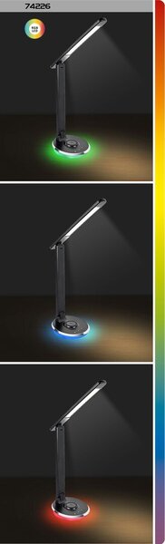 Rabalux 98074226 LED stolná lampička Jacey | 6W integrovaný LED zdroj | 480lm | 3000+4000+5000K