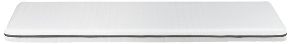 Penový matrac biely 80 x 200 cm odnímateľný poťah so zipsom stredne tvrdý detská izba